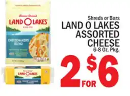 C Town LAND O LAKES ASSORTED CHEESE offer