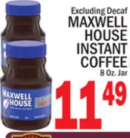 C Town MAXWELL HOUSE INSTANT COFFEE offer