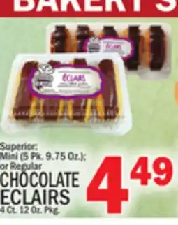 C Town CHOCOLATE ECLAIRS offer