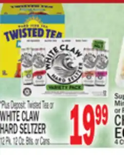 C Town WHITE CLAW HARD SELTZER offer