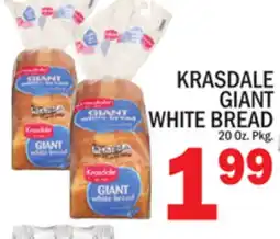 C Town KRASDALE GIANT WHITE BREAD offer
