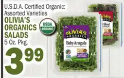 C Town OLIVIA'S ORGANICS SALADS offer