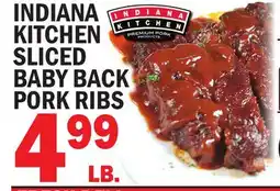 C Town INDIANA KITCHEN SLICED BABY BACK PORK RIBS offer
