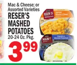 C Town RESER'S MASHED POTATOES offer