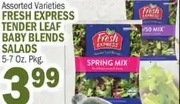 C Town FRESH EXPRESS TENDER LEAF BABY BLENDS SALADS offer