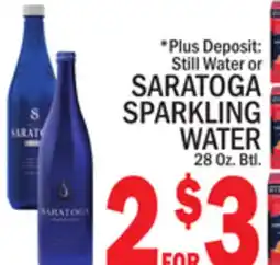 C Town SARATOGA SPARKLING WATER offer