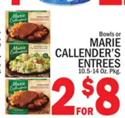 C Town MARIE CALLENDER'S ENTREES offer