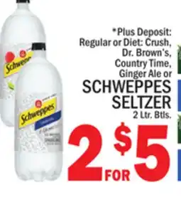 C Town SCHWEPPES SELTZER offer