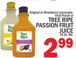 C Town TREE RIPE PASSION FRUIT JUICE offer
