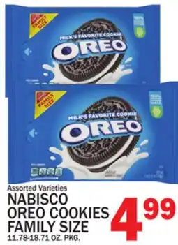 C Town NABISCO OREO COOKIES FAMILY SIZE offer