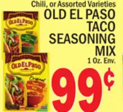 C Town OLD EL PASO TACO SEASONING MIX offer
