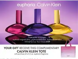 Boscov's Calvin Klein Euphoria offer