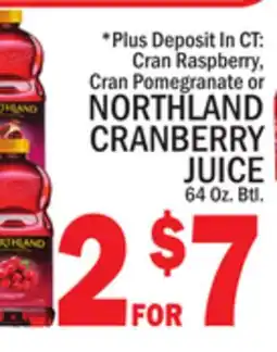C Town NORTHLAND CRANBERRY JUICE offer