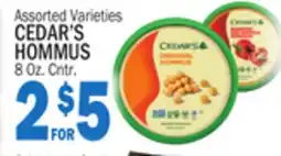 C Town CEDAR'S HOMMUS offer