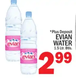 C Town EVIAN WATER offer