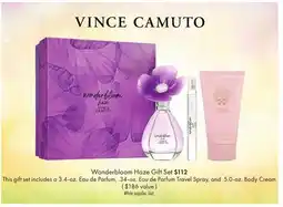 Boscov's VINCE CAMUTO Wonderbloom Haze Gift Set offer