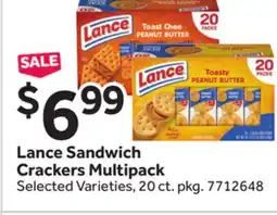 Stop&Shop Lance Sandwich Crackers Multipack offer