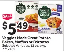 Stop&Shop Veggies Made Great Potato Bakes, Mu ns or Frittatas offer