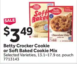 Stop&Shop Betty Crocker Cookie or Soft Baked Cookie Mix offer