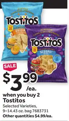Stop&Shop Tostitos offer