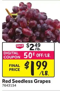 Stop&Shop Red Seedless Grapes offer