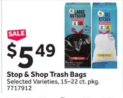 Stop&Shop Stop & Shop Trash Bags offer