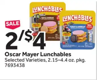 Stop&Shop Oscar Mayer Lunchables offer