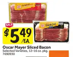 Stop&Shop Oscar Mayer Sliced Bacon offer