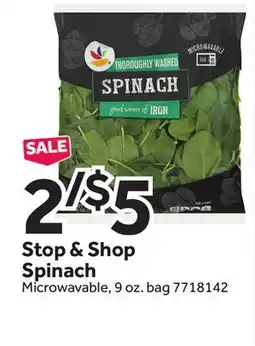 Stop&Shop Stop & Shop Spinach offer