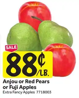 Stop&Shop Anjou or Red Pears or Fuji Apples offer