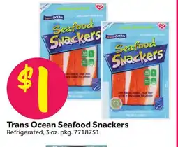 Stop&Shop Trans Ocean Seafood Snackers offer