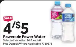 Stop&Shop Powerade Power Water offer