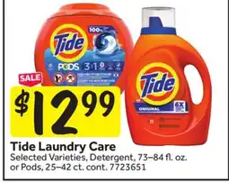 Stop&Shop Tide Laundry Care offer