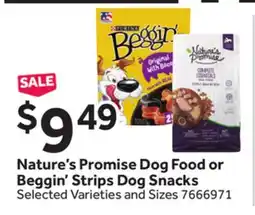 Stop&Shop Nature's Promise Dog Food or Beggin' Strips Dog Snacks offer