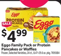 Stop&Shop Eggo Family Pack or Protein Pancakes or Waffles offer