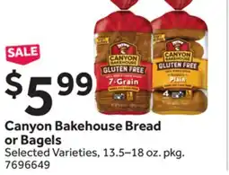Stop&Shop Canyon Bakehouse Bread or Bagels offer