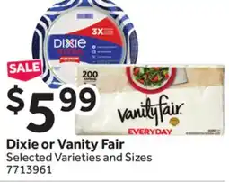 Stop&Shop Dixie or Vanity Fair offer