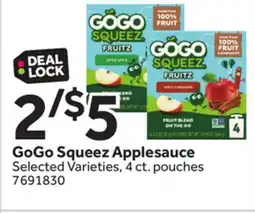 Stop&Shop GoGo Squeez Applesauce offer
