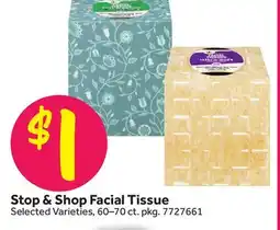 Stop&Shop Stop & Shop Facial Tissue offer