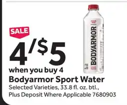 Stop&Shop Bodyarmor Sport Water offer
