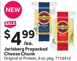 Stop&Shop Jarlsberg Prepacked Cheese Chunk offer
