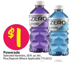 Stop&Shop Powerade offer