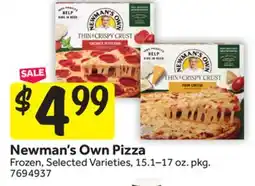 Stop&Shop Newman's Own Pizza offer