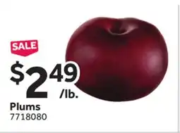 Stop&Shop Plums offer