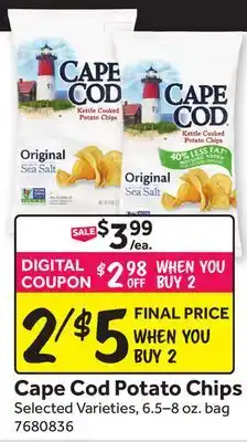 Stop&Shop Cape Cod Potato Chips offer