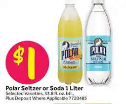 Stop&Shop Polar Seltzer or Soda offer