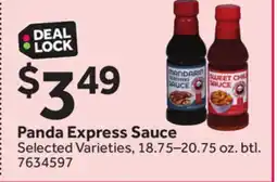 Stop&Shop Panda Express Sauce offer