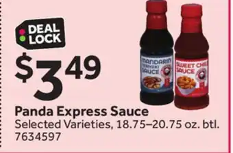 Stop&Shop Panda Express Sauce offer