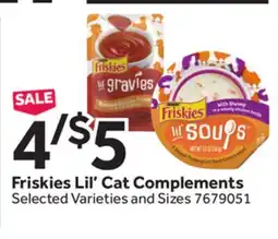 Stop&Shop Friskies Lil' Cat Complements offer