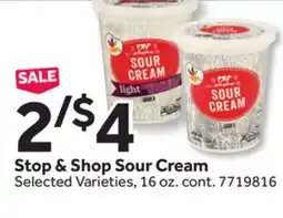 Stop&Shop Stop & Shop Sour Cream offer